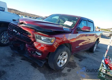 2023 Ram 1500 Big Horn 4X4 5'7 Box from USA, damaged, VIN 1C6SRFFT5PN589618